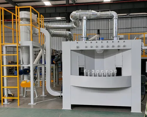 Máy phun cát biến tần thông minh